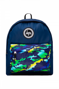 HYPE NAVY WITH CAMO GRADIENTS BACKPACK